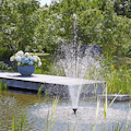 Wasserspiele im Teich Wasserspiele im Teich