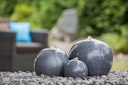 Vorschaubild Fountain-Set "Saphira LED", black color, 59x43x15/23/28cm (016617-03)