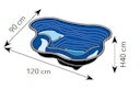 Vorschaubild Ubbink Teichschale Fertigteich Calmus S I - 145 l