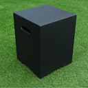 Vorschaubild Gardenforma Abdeckung for Gasflaschen, Beton-Optik schwarz, Faserbeton für 5kg Gasbehälter