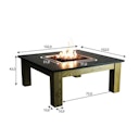 Vorschaubild Gardenforma Tisch Gas Feuerstelle Colima