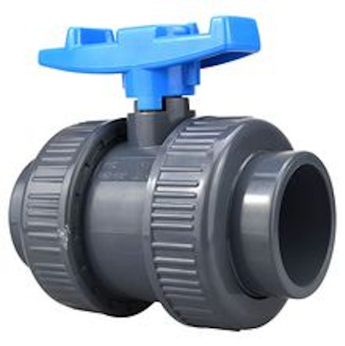 Heissner Klebe-Kugelhahn (PVC), 50mm (Z747-00)