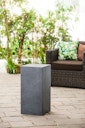 Vorschaubild Heissner Gartenbrunnen-Sockel "Tower", black color, 39x39x68cm (016612-03)
