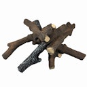 Vorschaubild Gardenforma Brennholz aus Keramik für Gas Feuerstellen - Reisig Optik