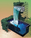 Vorschaubild Ubbink Design Wasserfall Niagara LED Set 30 cm