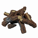 Vorschaubild Gardenforma Brennholz aus Keramik für Gas Feuerstellen - Kiefernholz Optik