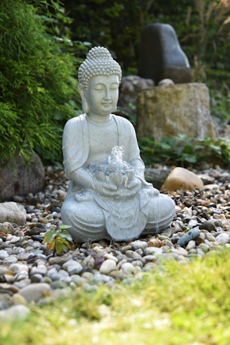 Heissner Teichfigur "Tempelfigur", 31x24x48cm Heissner Teichfigur "Tempelfigur", 31x24x48cm