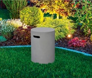 Gardenforma Abdeckung rund für Gasflaschen, Beton-Optik grau Faser-Beton, für 11kg Gasbehälter Gardenforma Abdeckung rund für Gasflaschen, Beton-Optik grau Faser-Beton, für 11kg GasbehälterZubehörbild