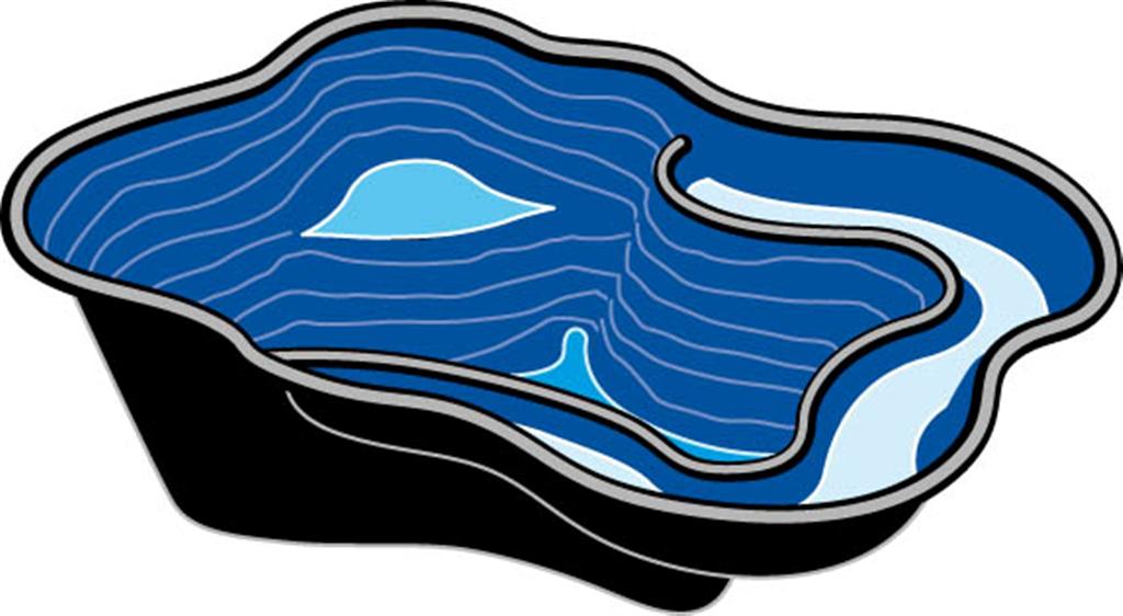 Ubbink Teichschale Fertigteich Iris S I - 150 l