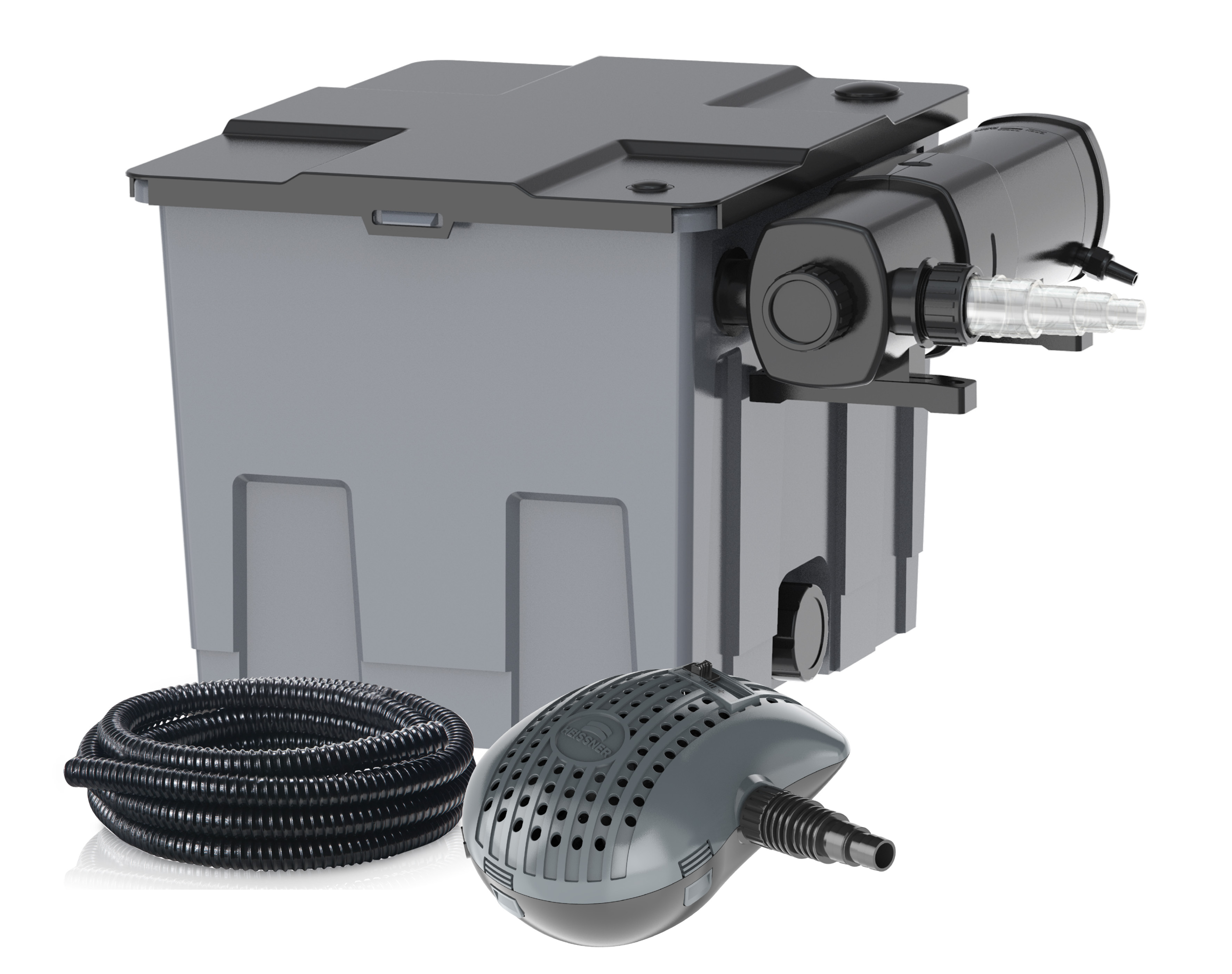 Heissner Durchlauffilter-Set bis 16.000 Liter (FPU16000-00) Modell ab 2021