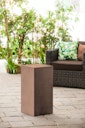 Vorschaubild Gartenbrunnen-Sockel "Tower", rusty color, 39x39x68cm (016612-17)