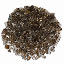 Vorschaubild Gardenforma Deko Glas Splitt für Gas Feuerstellen, Bronze 5-8 mm, 10 kg