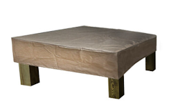 Gardenforma Ersatz-Wetterschutzhaube für Gasbrenner, aus PVC Gewebe, passend für Feuerstelle: Branford