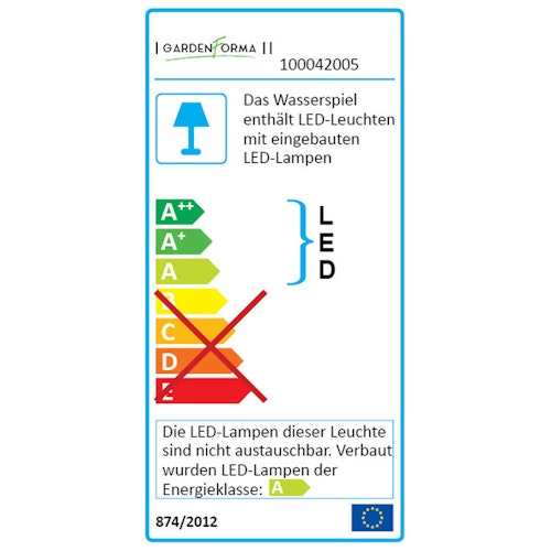 Gardenforma Feuer-Wasserspielset Iris für Bioethanol