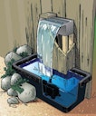 Vorschaubild Ubbink Design Wasserfall Niagara LED Set 30 cm