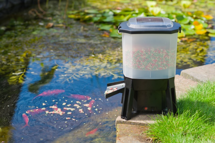 Ubbink Koi Feeder - autom. Solar-Fischfutter-Spender