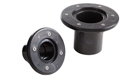 Heissner Beckenwanddurchführung/Anschlussflansch 75mm (Z928-00)