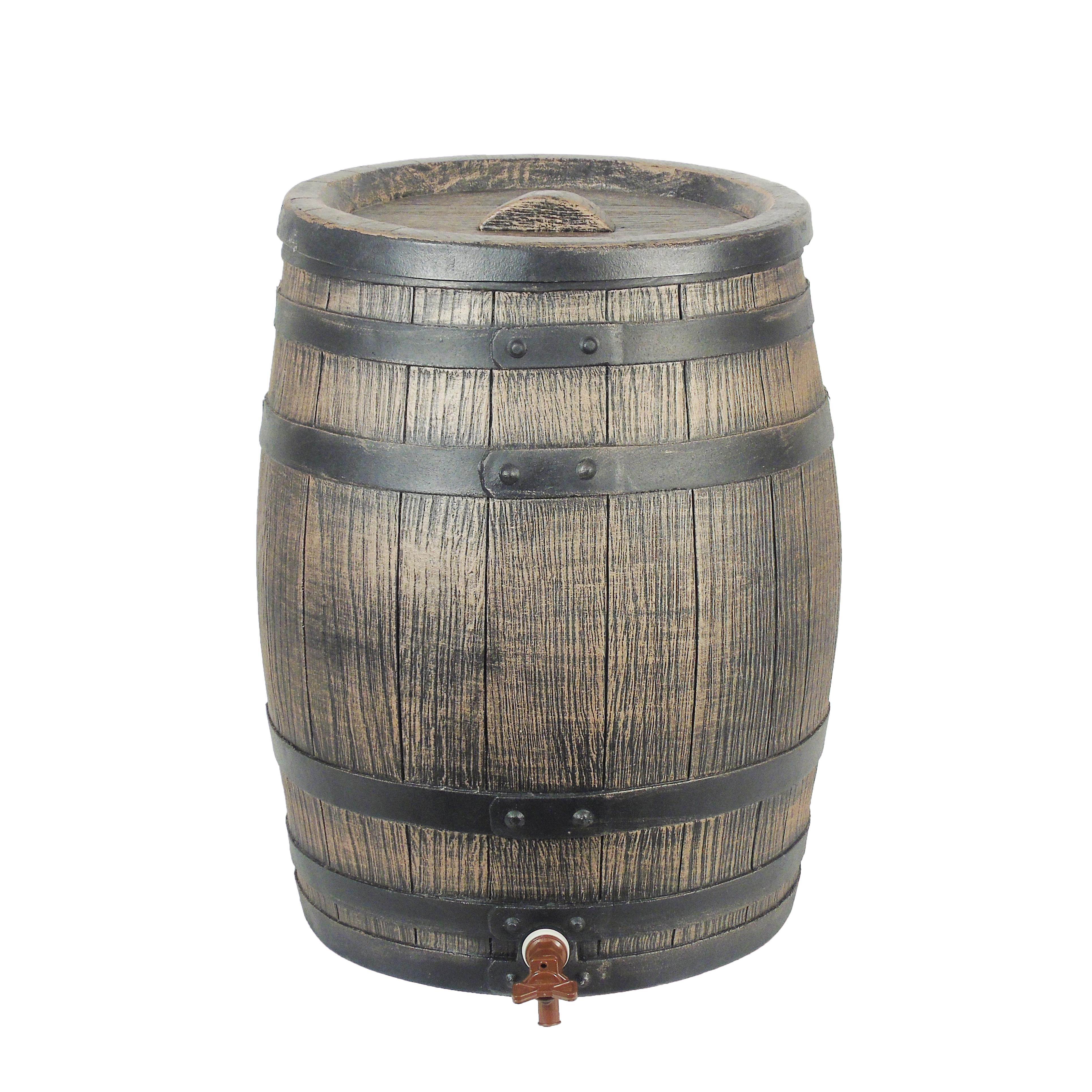 Ubbink Regenwassertank,Tonne rund (Modell Whiskey) - 50 l