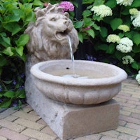 Ubbink Wasserspiel Basel mit Löwenkopf