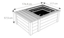 Vorschaubild Ubbink Set Quadro Wood III - Holzverkleidung