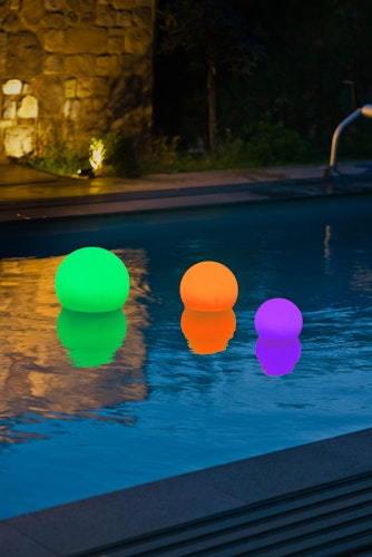 Ubbink MultiBright SolarFloat 20 - Solarbetriebene schwimmende Leuchtkugel H18 x Ø20cm