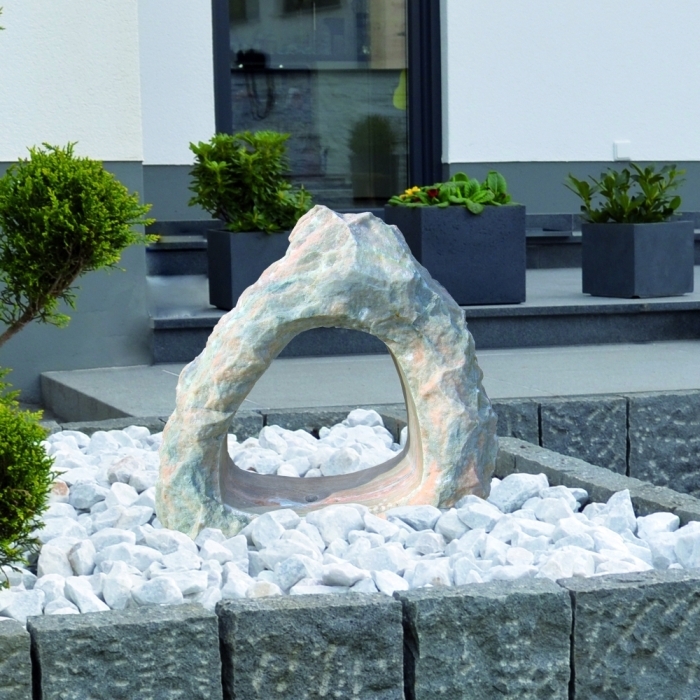 Gardenforma Wasserspiel-Findling Red Cloud Iris