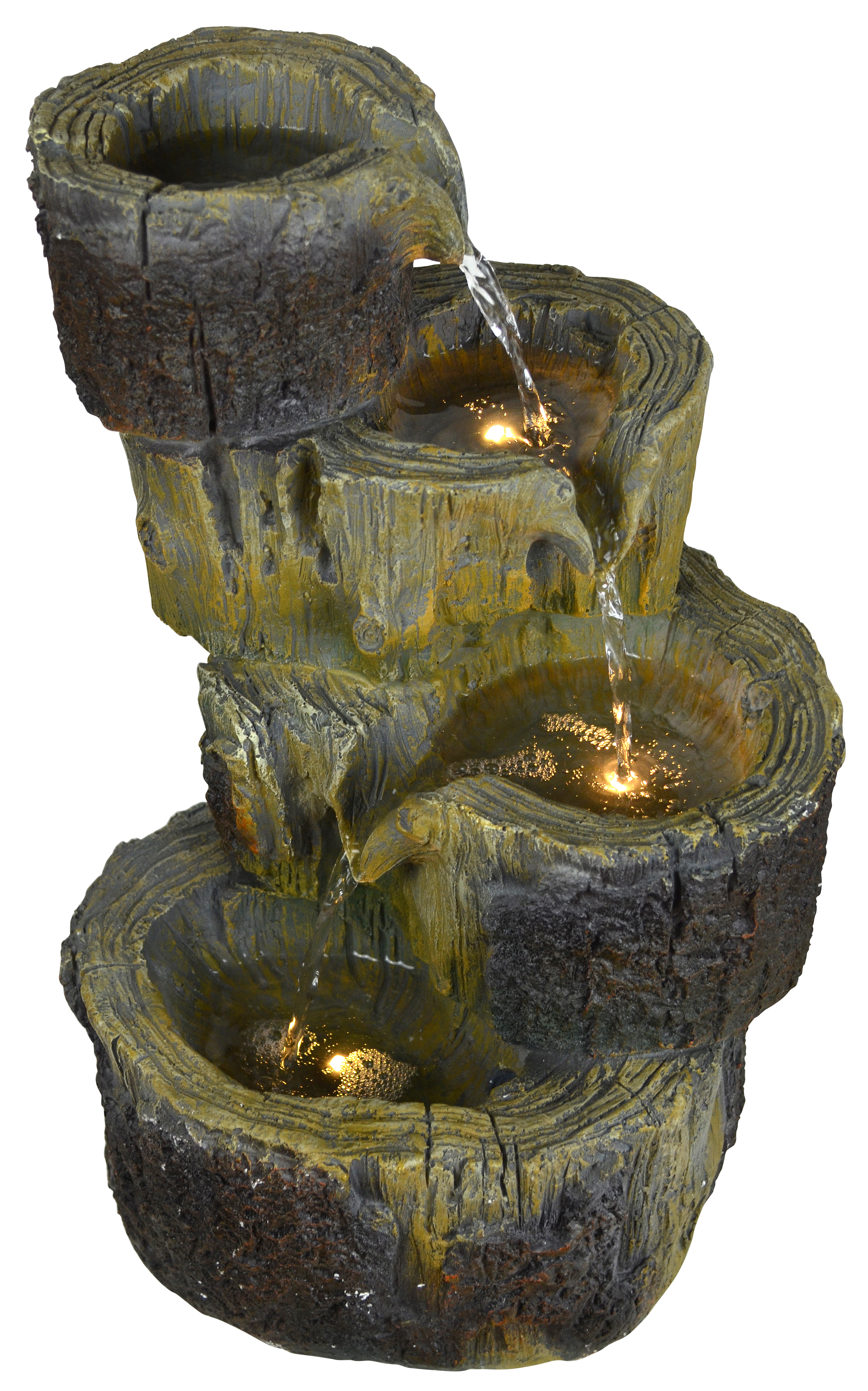 Heissner Gartenbrunnen "Baumstümpfe" (016585-00)