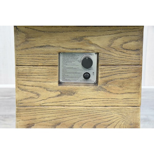 Gardenforma Gas Feuerstelle Rova Bar in Holzoptik