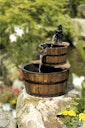 Vorschaubild Gardenforma Wasserspiel Galway mit Holzbecken