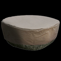 Gardenforma Ersatz-Wetterschutzhaube für Gasbrenner, aus Kanevas Textil, passend für Feuerstelle: Vesuv