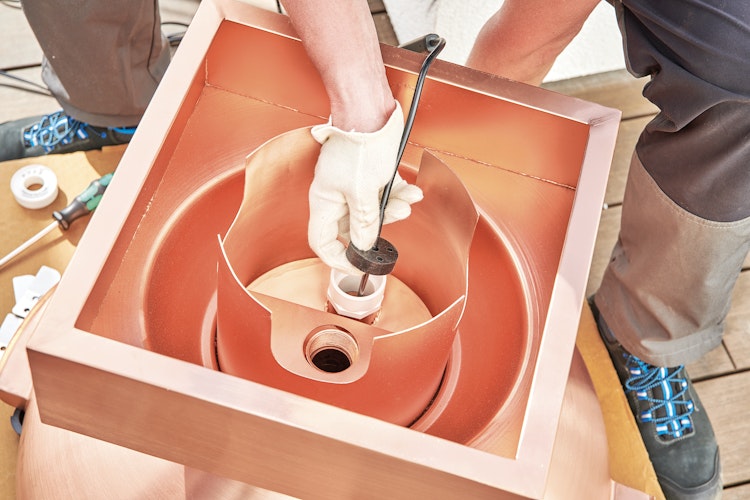 Oase Kupferschale Rund 60