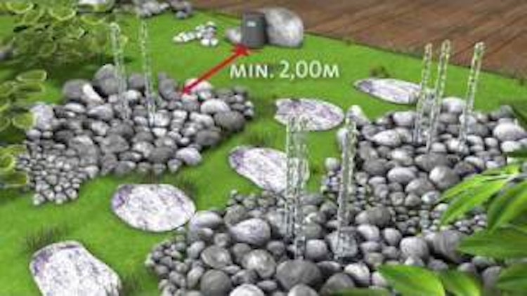 Oase Wasserspiel Water Jet Lightning Oase Wasserspiel Water Jet Lightning