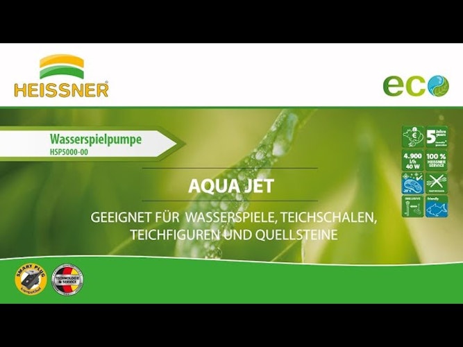 Heissner SMARTLINE Teichpumpen-Set 5000 l/h (HSP5000-00) Heissner SMARTLINE Teichpumpen-Set 5000 l/h (HSP5000-00)